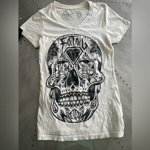 Fatal sugar skull top